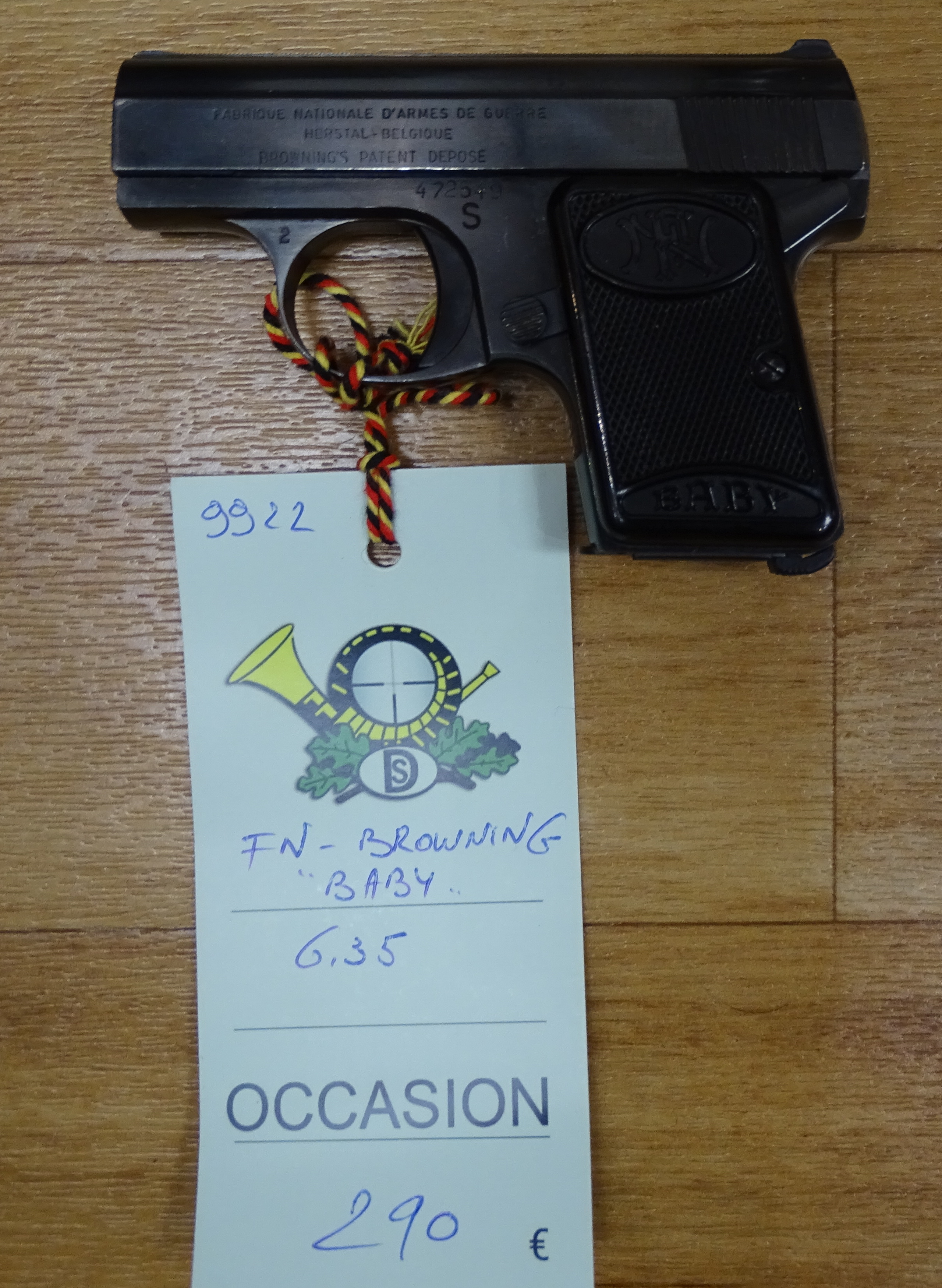 PISTOLET FN BROWNING 