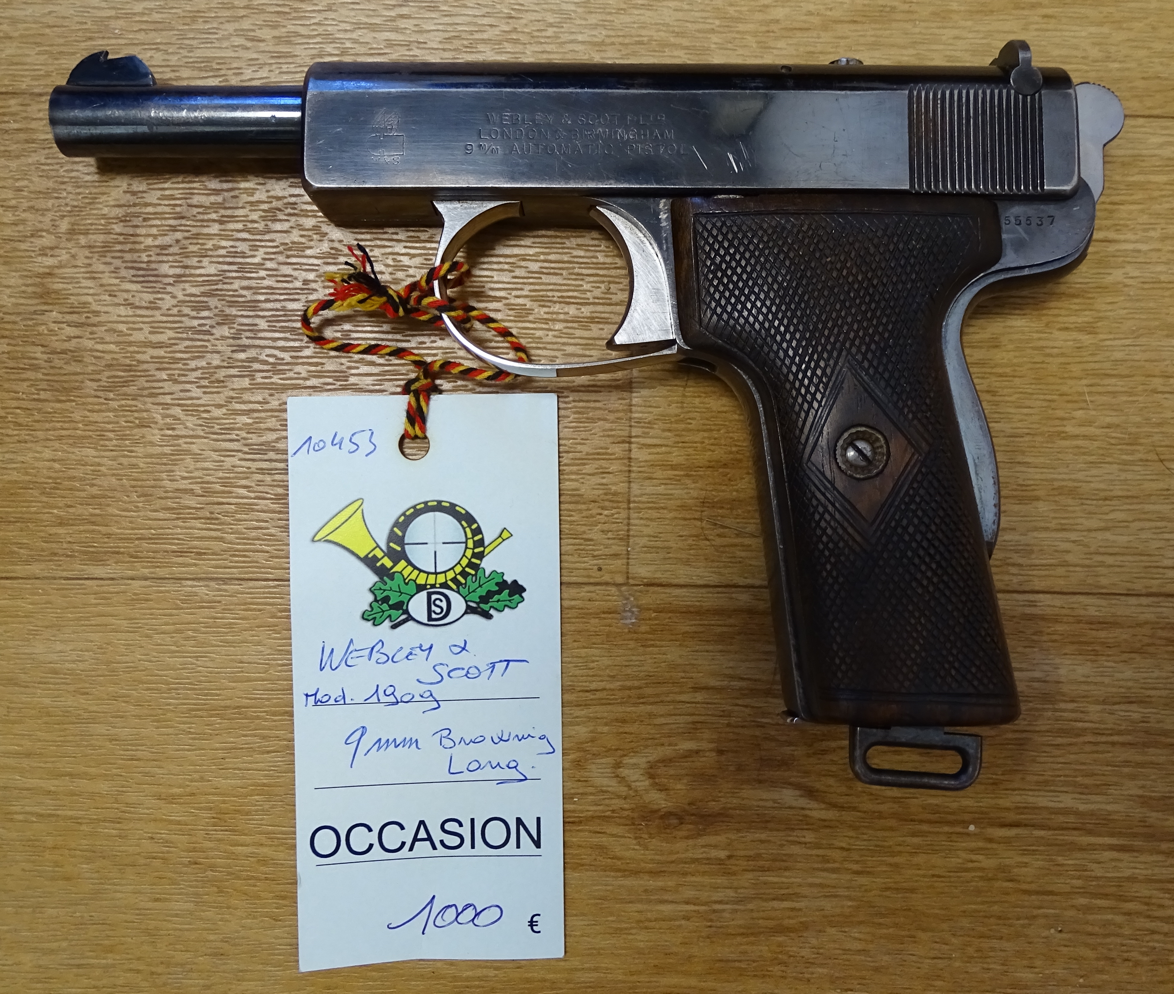 Pistolet Webley & Scott 1909